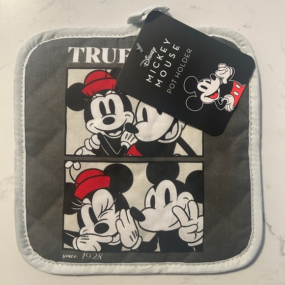 Disney Mickey & Minnie “True Love” Pot Holder - Vintage Style- NWT - Picture 2 of 5